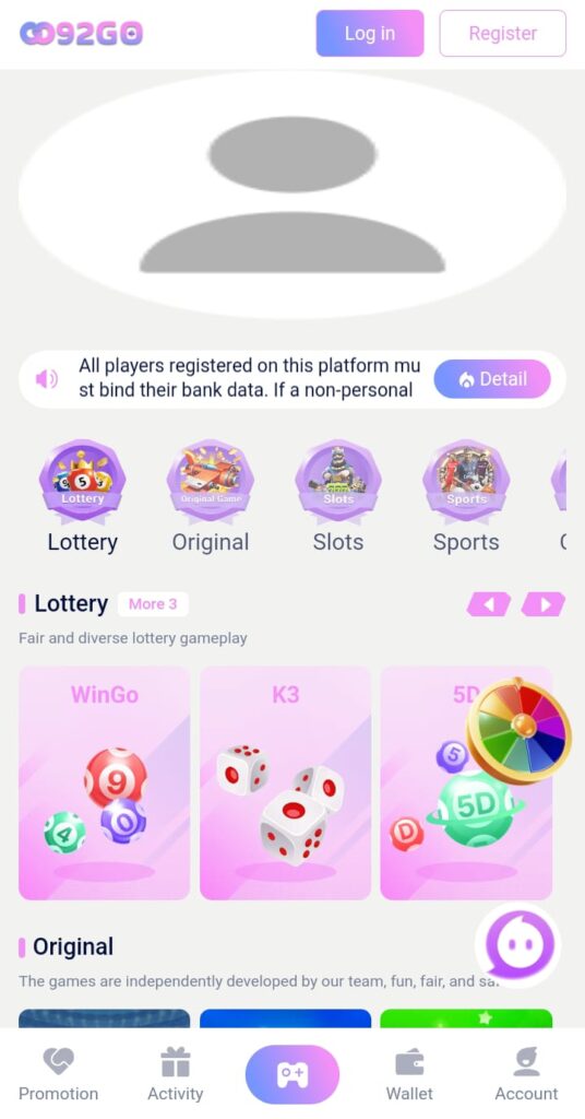 92 GO Game